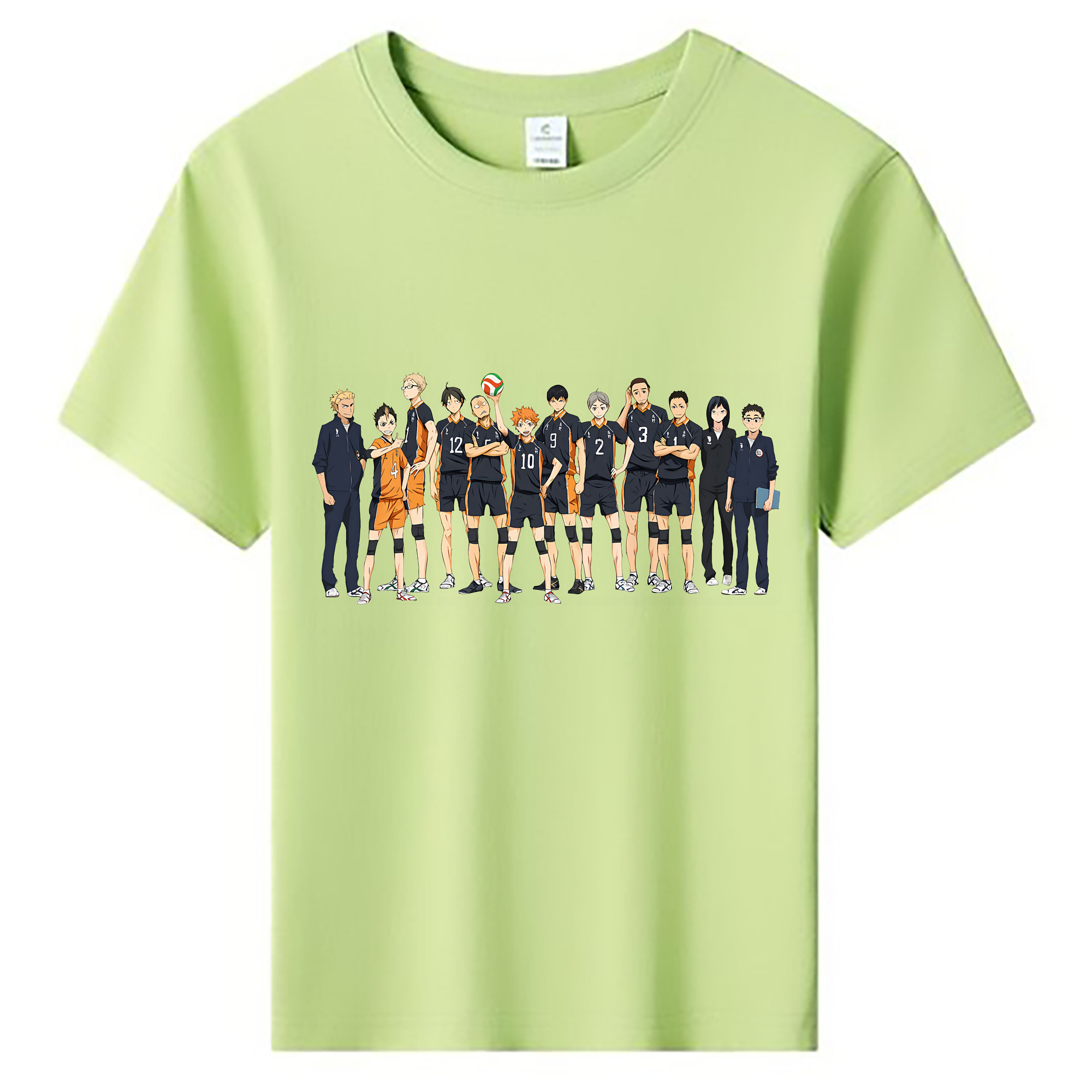 （画像用） ハイキュー!! Haikyu!! 綿100％キッズTシャツ（フロントプリント）